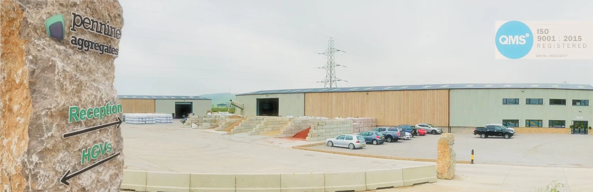 Pennine Aggregates production facility in Derbyshire
